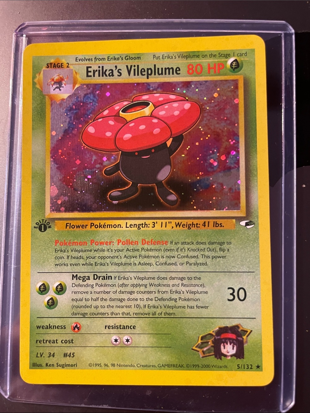 Erica’s Vileplume 5/132 - 1st edition Holo
